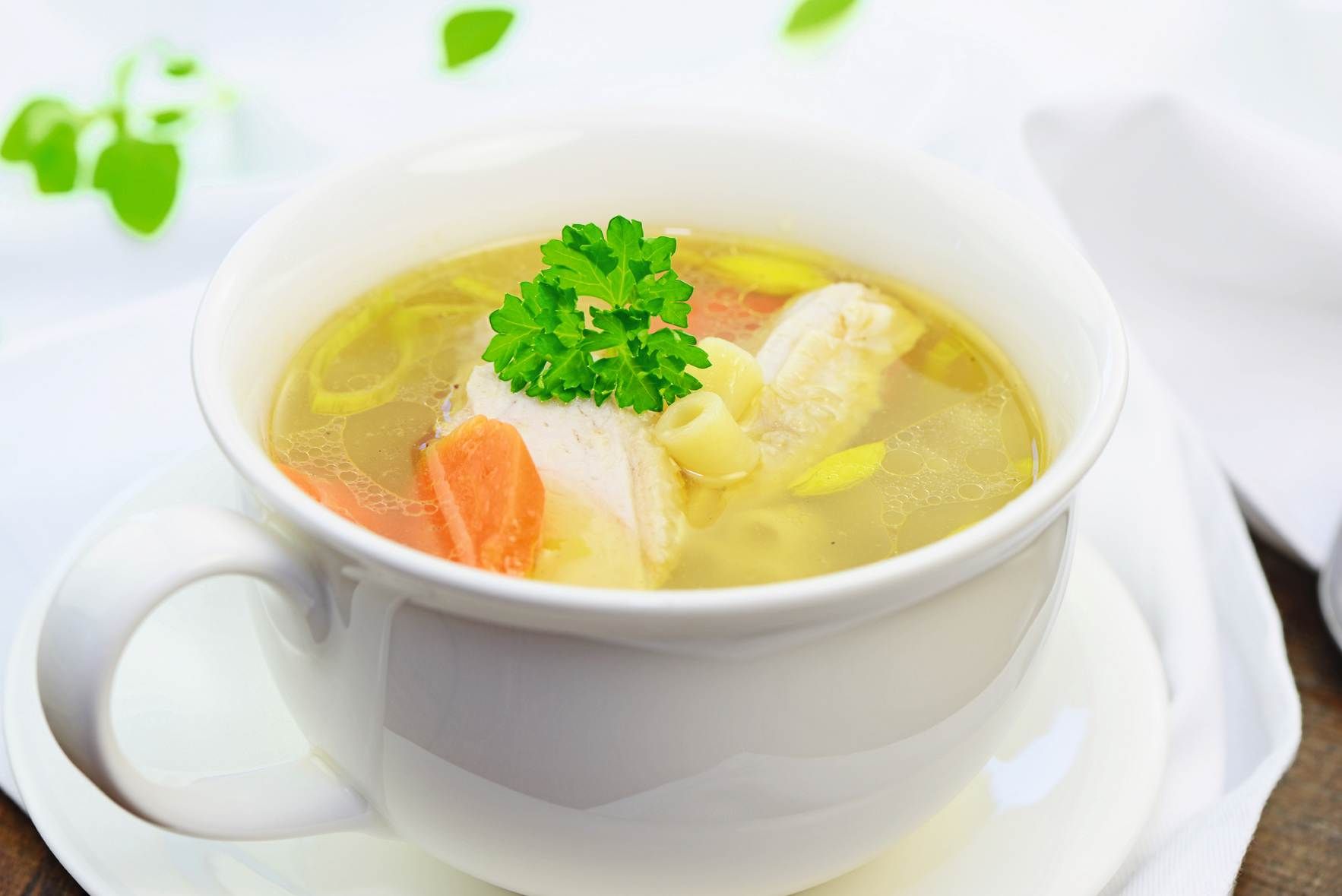 Selbstgekochte Suppe stärkt das Immunsystem